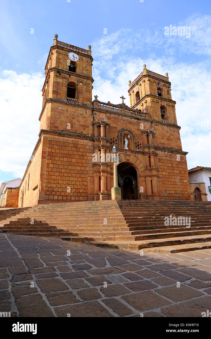 Kathedrale von Barichara Santander in Kolumbien, Südamerika Stockfoto