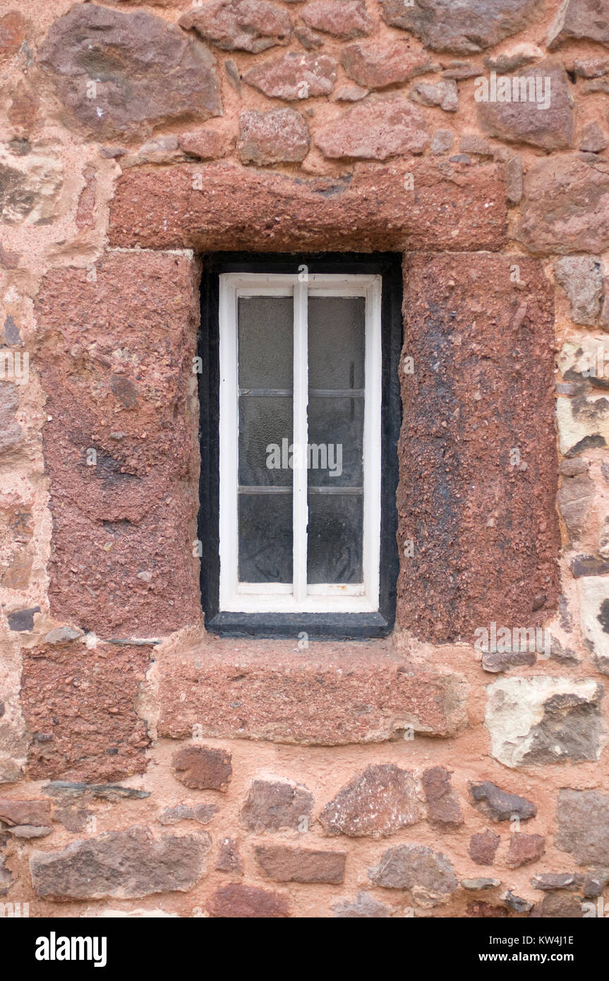 Mittelalterliche Fenster in der Kathedrale von Exeter Klöster Stockfoto