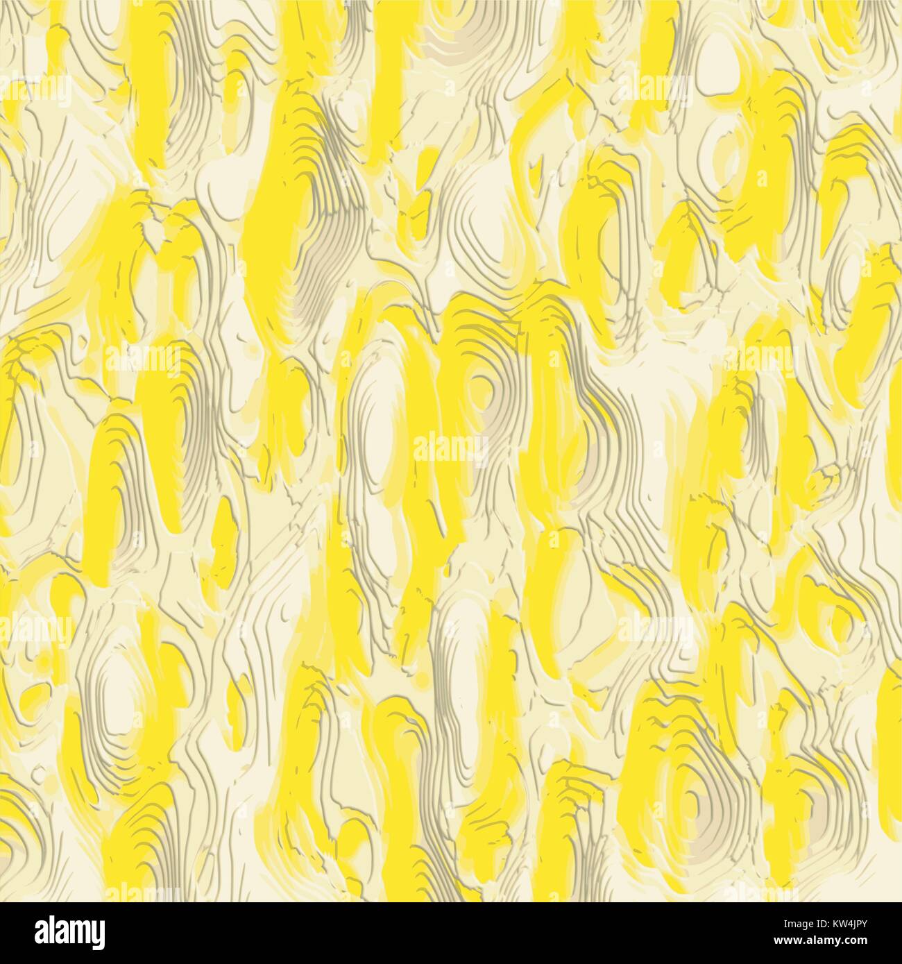 Gelbe und weiße abstrakten 3D-Struktur Muster, Vector Illustration Stock Vektor