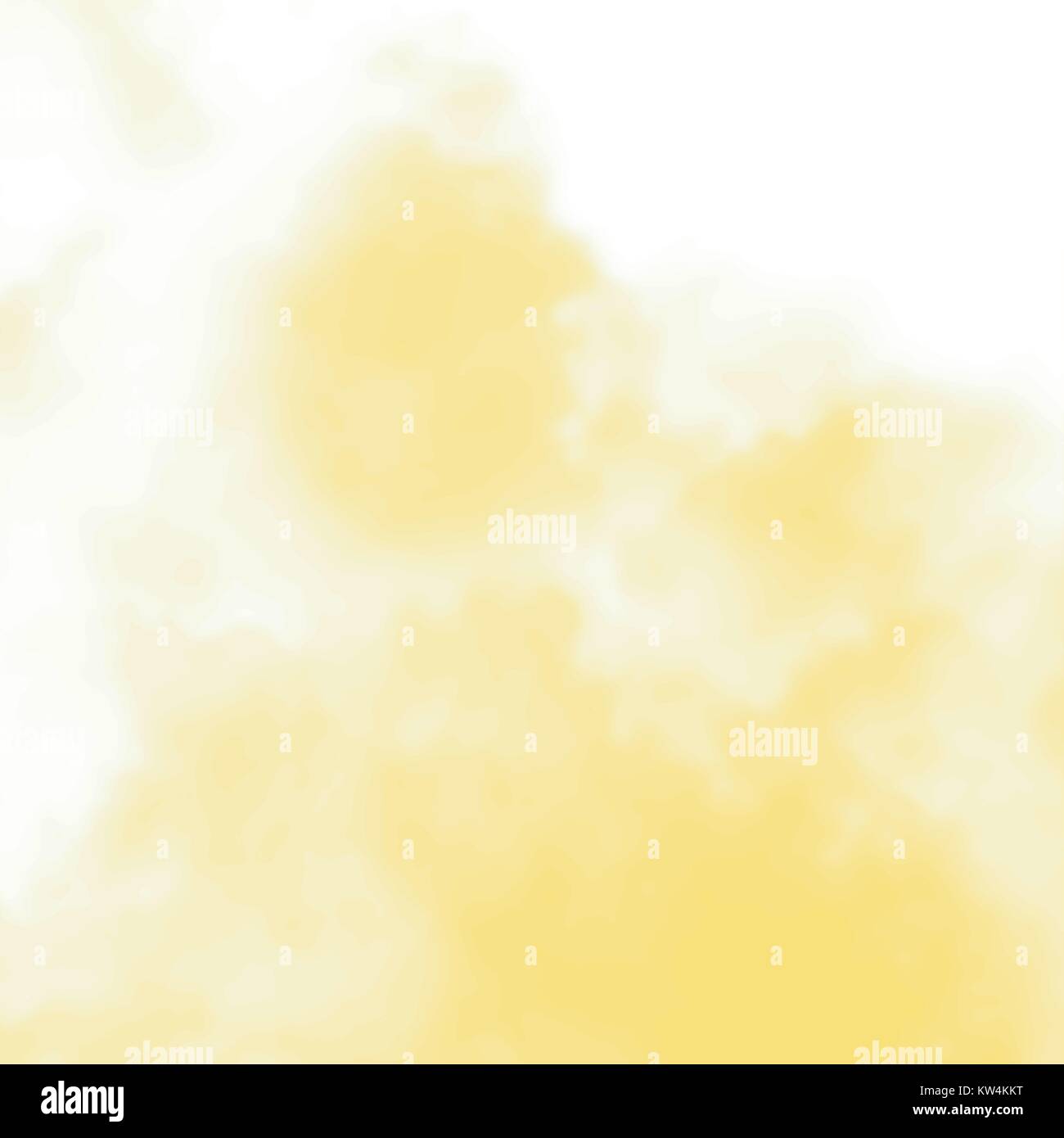 Gelb Aquarell cloud Muster, Vector Illustration Stock Vektor