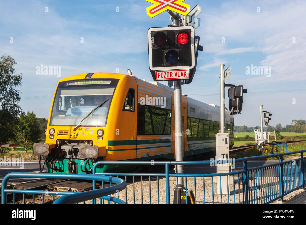 Ceske drahy Tschechische Bahn, Lok, Klasse 841, Tschechische Republik, Europa Stockfoto