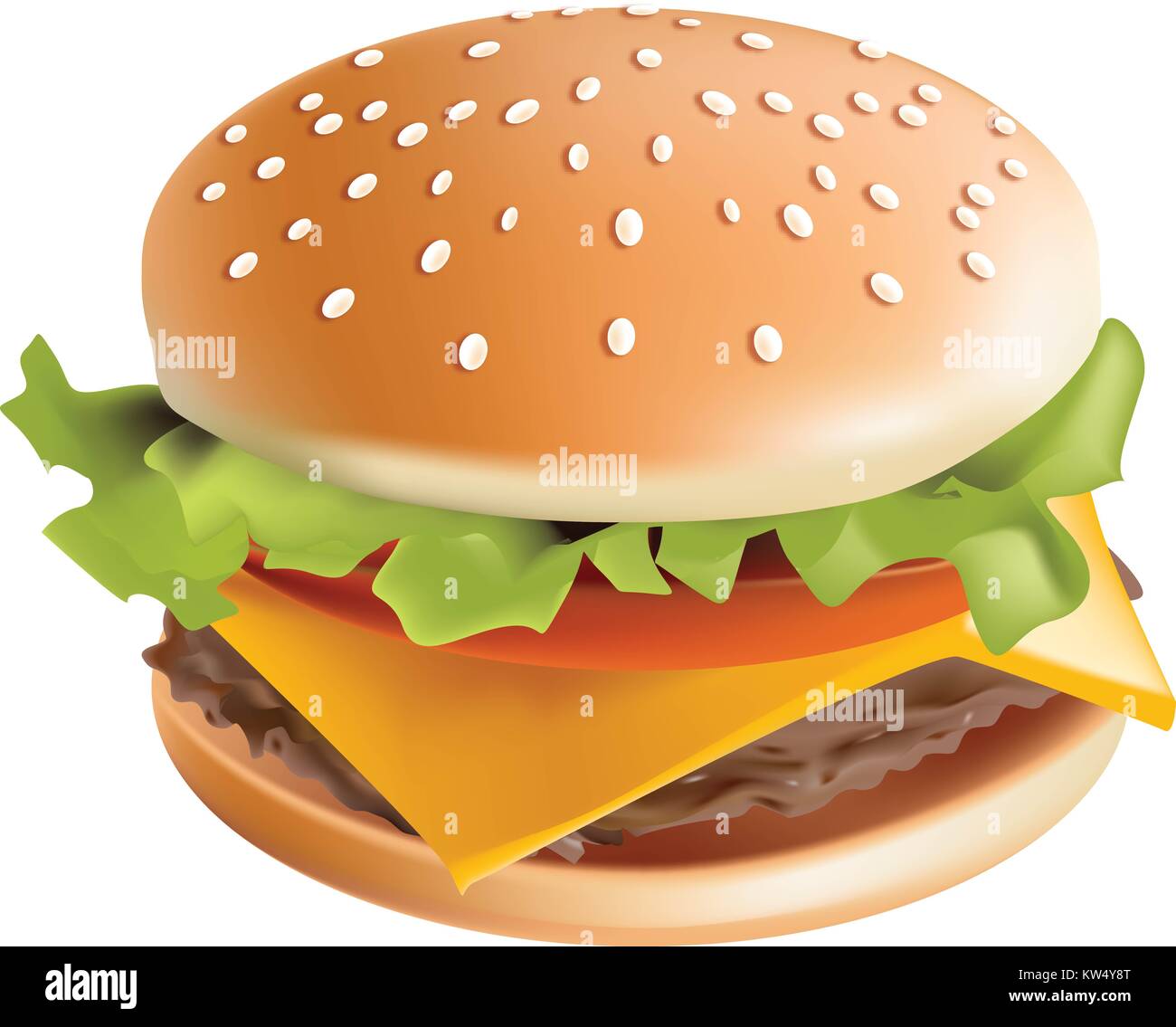 Burger Stockfoto