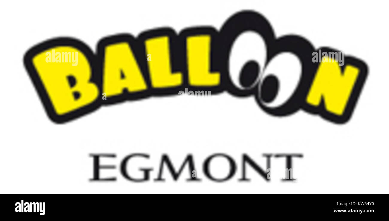 Das EGMONT Balloon Logo ist ein modernes Design, das die Marke EGMONT repräsentiert, die für ihre Verbindung zu Ballons und Luftabenteuern bekannt ist. Dieses Logo verkörpert den Geist des Abenteuers und die rasante Spannung beim Ballonfahren. Stockfoto