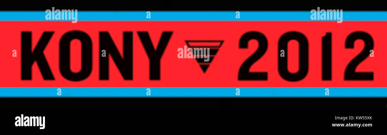 Kony 2012 Poster 3 Stockfoto