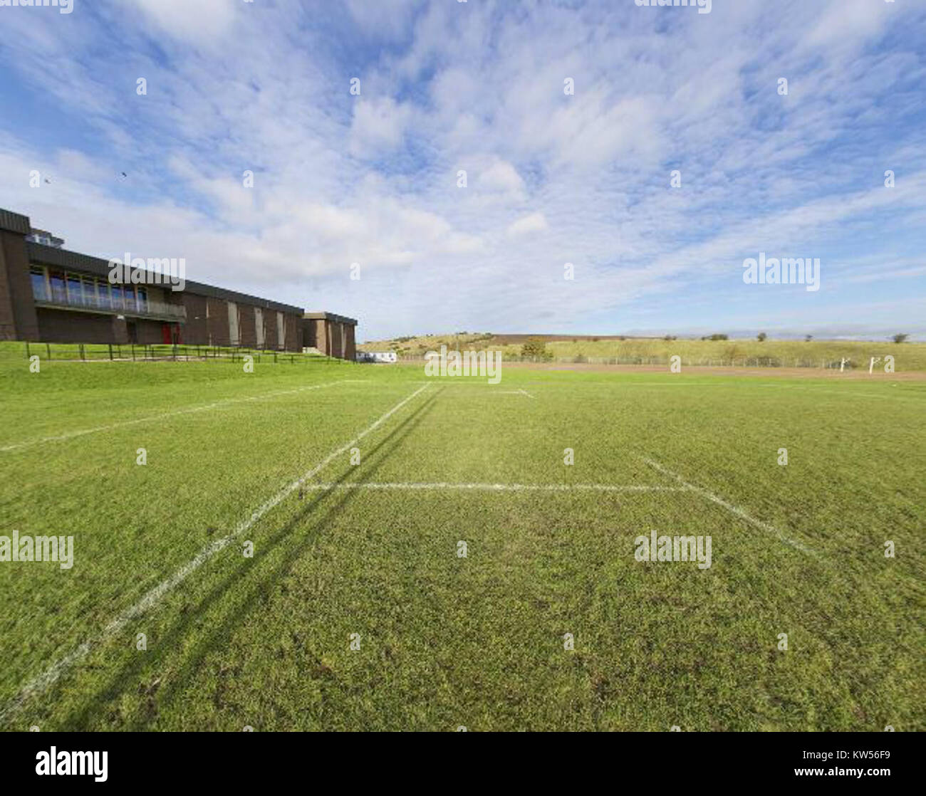 Boclair-Stellplätze beziehen sich wahrscheinlich auf einen Ort oder Veranstaltungsort. Es könnte mit Sport oder einem Veranstaltungsraum in Verbindung gebracht werden, der für verschiedene Aktivitäten wie Spiele oder Wettbewerbe bekannt ist. Stockfoto