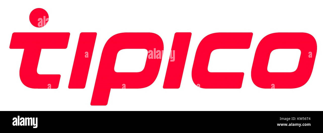 Das Logo von Tipico, einem bekannten deutschen Wettanbieter. Tipico ist auf Sportwetten und -Spiele spezialisiert und bietet verschiedene Glücksspielprodukte und -Dienstleistungen durch ihre Markenidentität an. Stockfoto