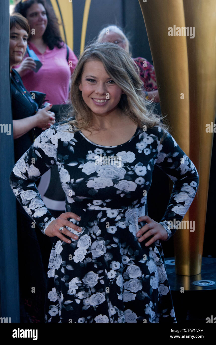 SYDNEY, AUSTRALIEN - Januar 30: Bindi Irwin kommt an der 3. jährlichen AACTA Preisverleihung im Stern am 30 Januar, 2014 in Sydney, Australien. Personen: Bindi Irwin Stockfoto