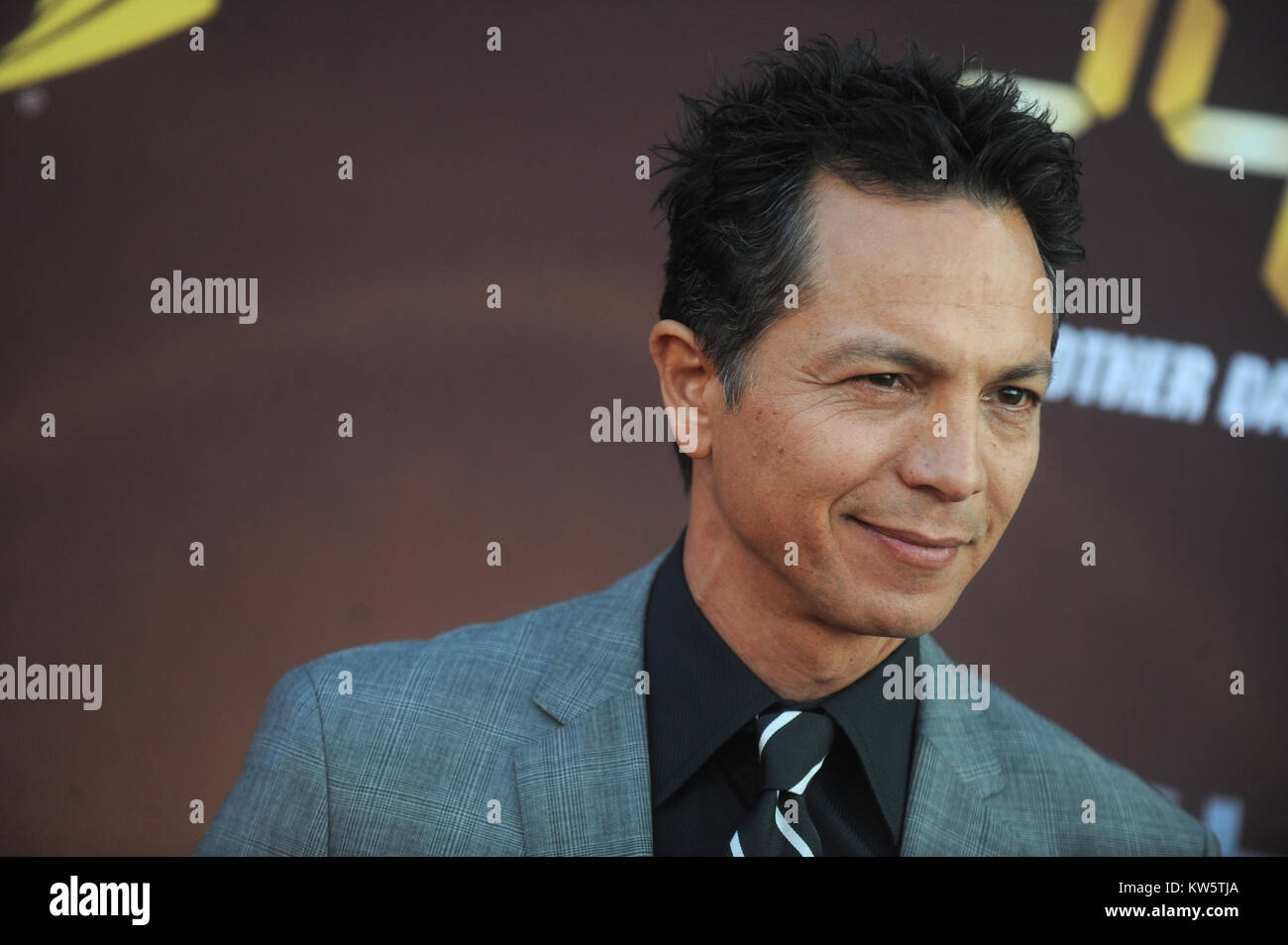 NEW YORK, NY - 02.Mai: Benjamin Bratt besucht '24: Live Another Day' Weltpremiere auf der Intrepid Sea am 2. Mai 2014 in New York City Personen: Benjamin Bratt Stockfoto