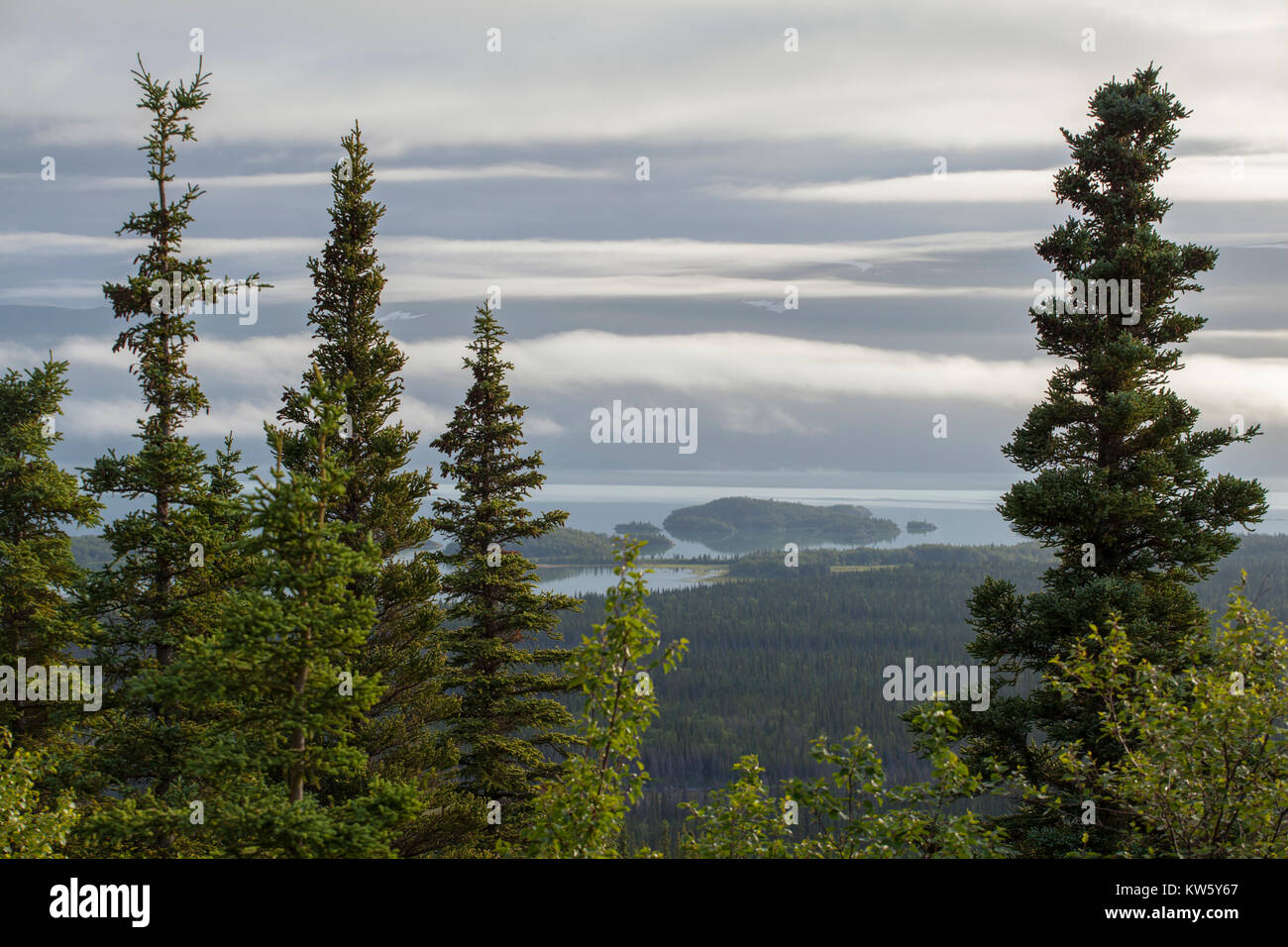 Tal der 10'000 raucht, Katmai National Park and Preserve, Alaska, USA Stockfoto