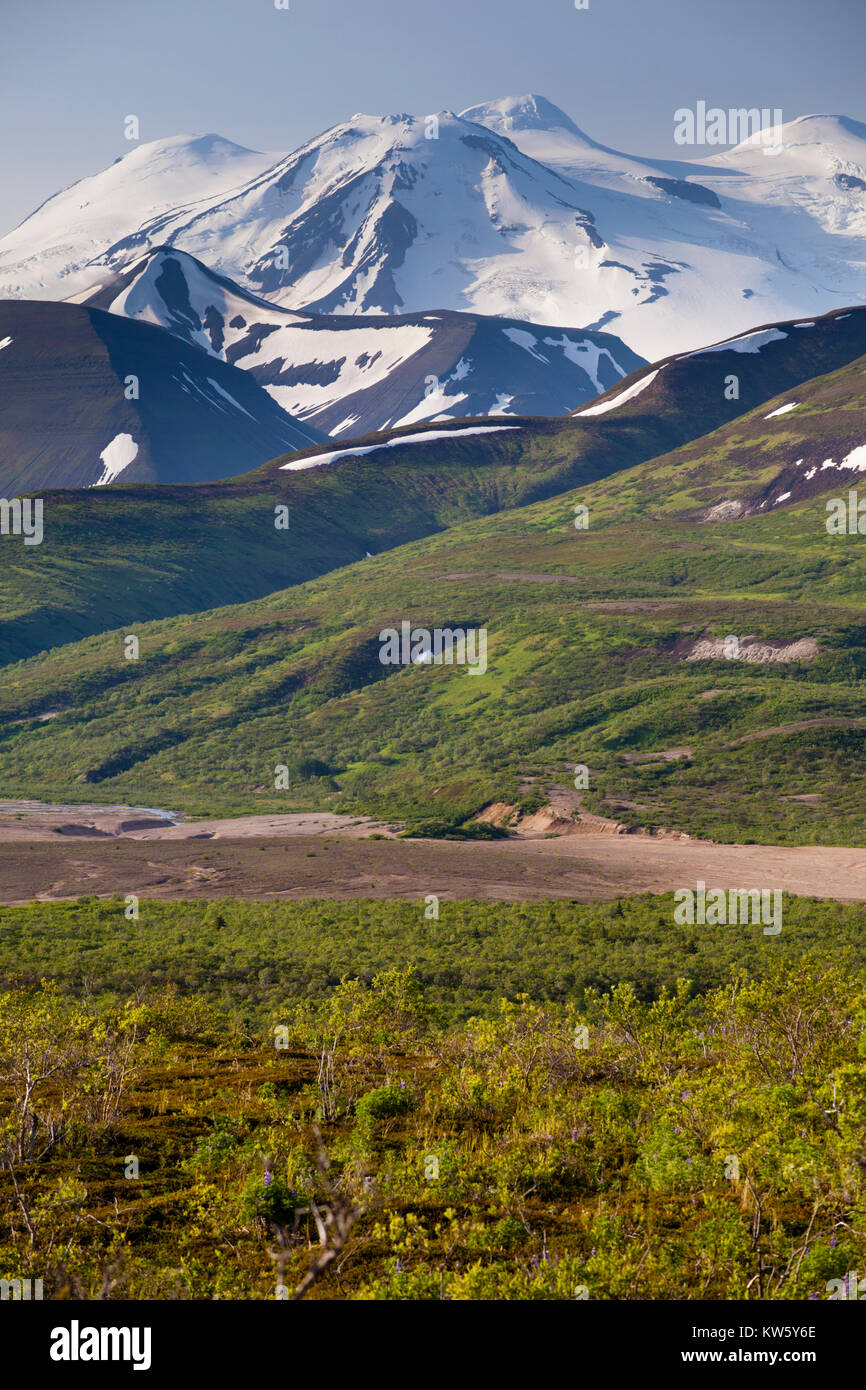 Tal der 10'000 raucht, Katmai National Park and Preserve, Alaska, USA Stockfoto