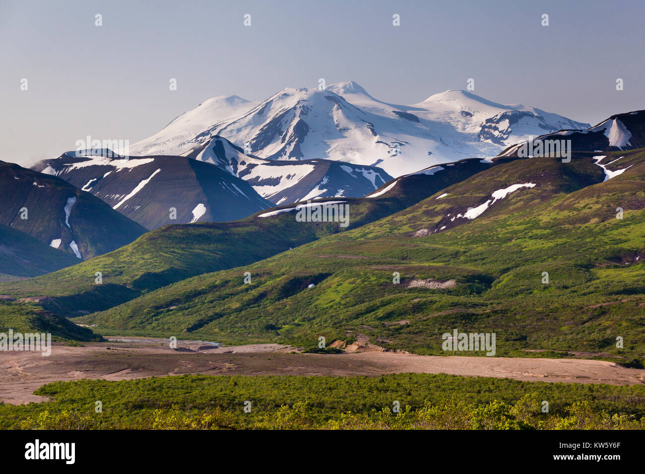 Tal der 10'000 raucht, Katmai National Park and Preserve, Alaska, USA Stockfoto