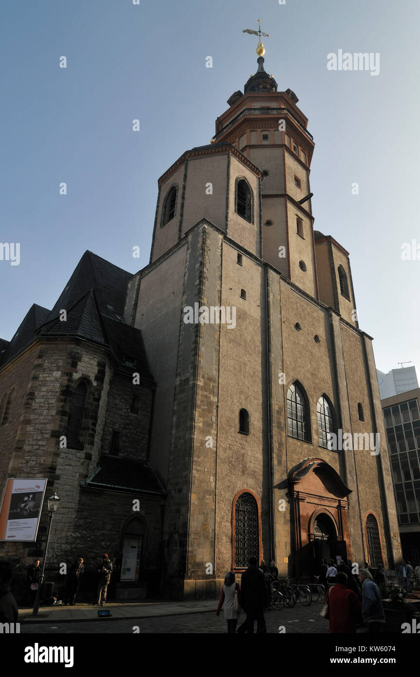 Nikolaikirche Leipzig Stockfoto