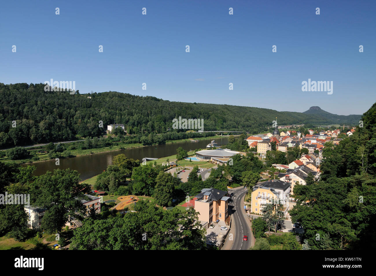 Elbsandsteingebirge Stadt Kleine Stadt Ort Stadt Ort Kleine