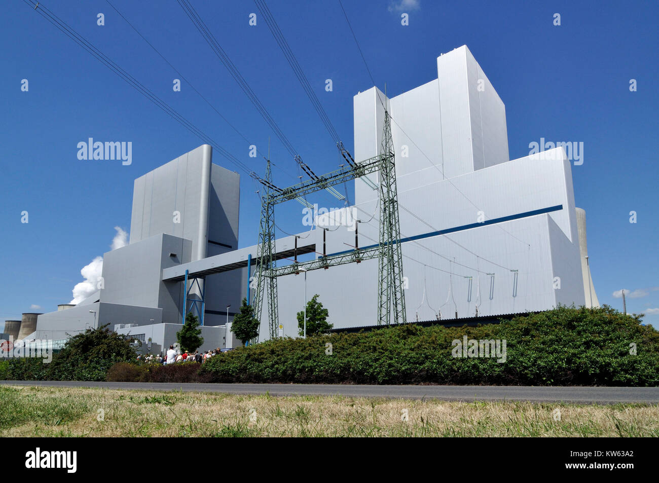 Power Station, Berg, Kraftwerk Boxberg Stockfoto