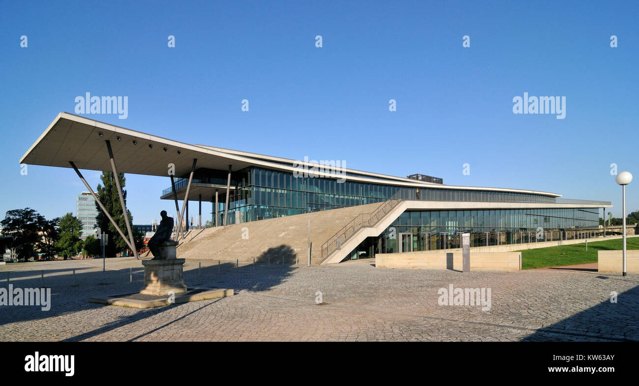 Dresden neue Terrasse, Dresden Neue Terrasse Stockfoto
