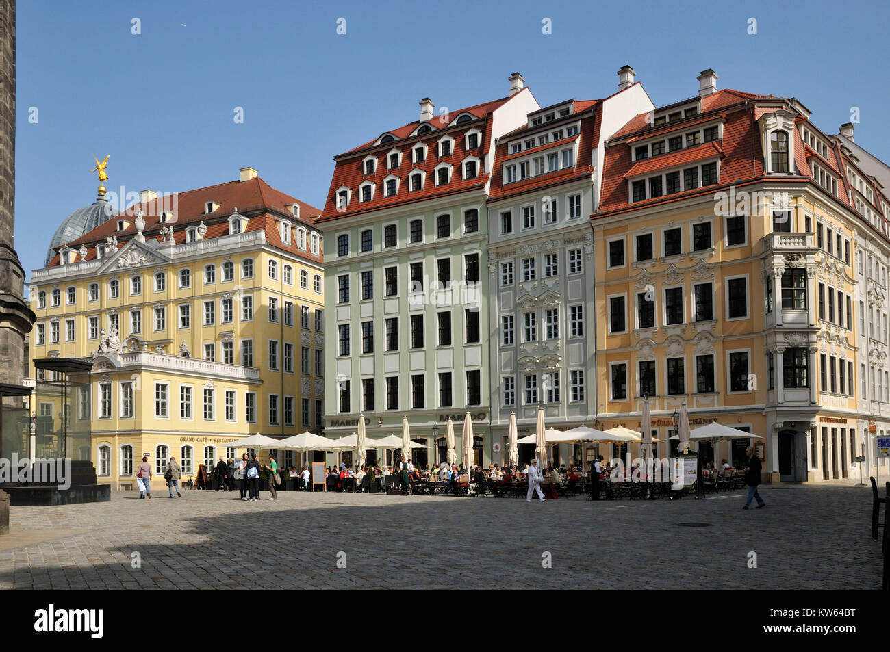 Dresden, Dresden Neumarkt Stockfoto