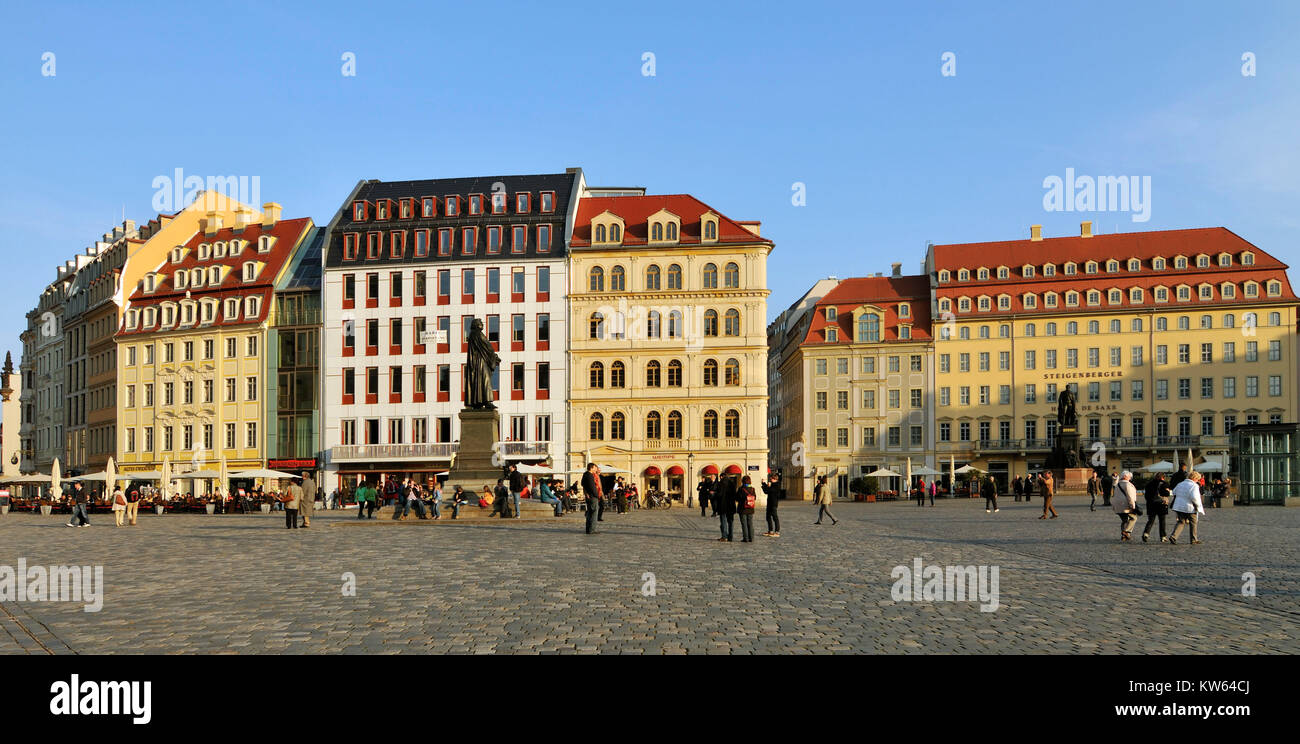 Dresden, Dresden Neumarkt Stockfoto