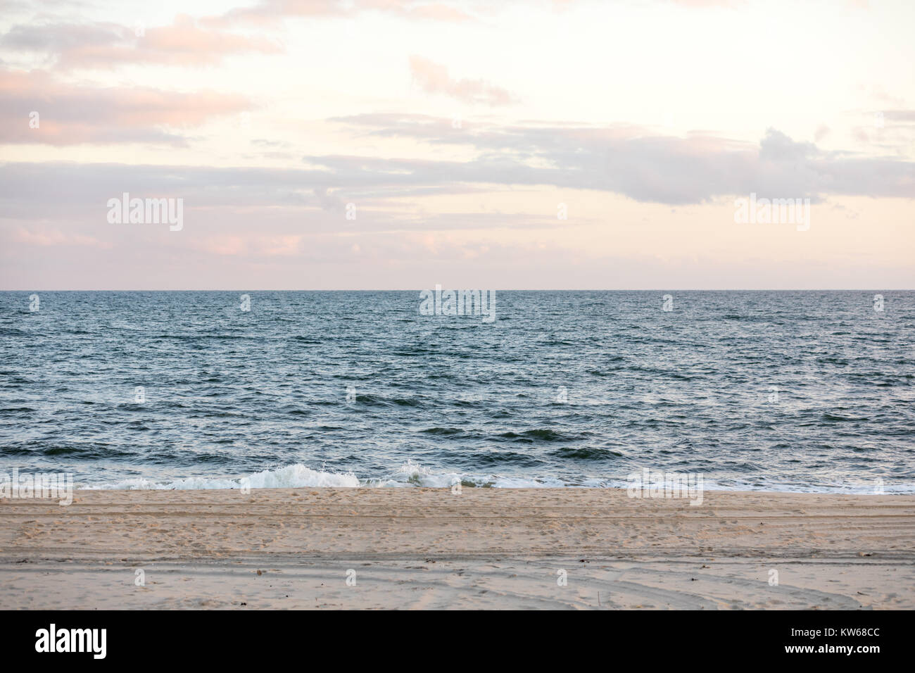 Blick auf den Atlantik in East Hampton, New York Stockfoto