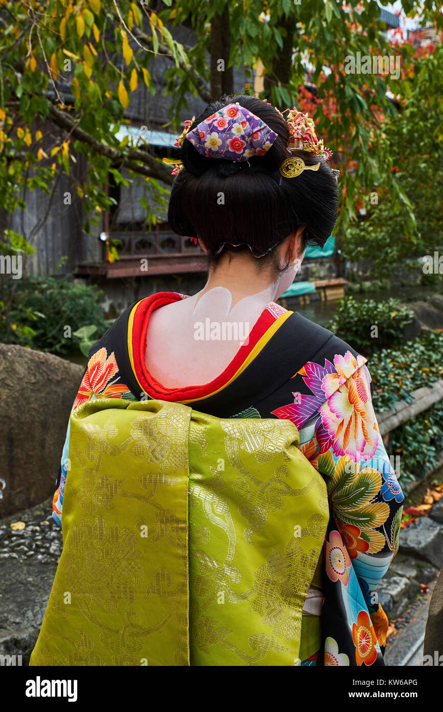 Japan, Honshu Island, Region Kansai, Kyoto, Gion, Geisha Bereich Stockfoto