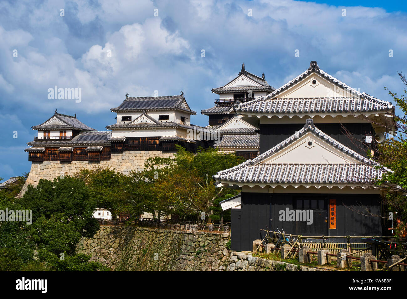 Japan, Insel Shikoku, Ehime region, Matsuyama, die Burg von Matsuyama-jo Stockfoto