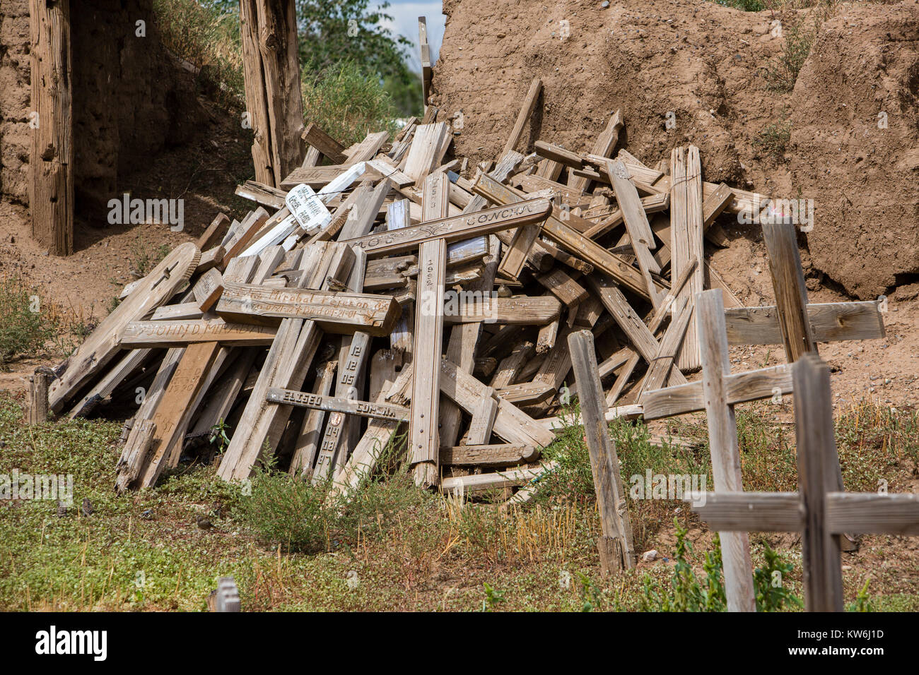 Taos Pueblo, New Mexico, United States Stockfoto