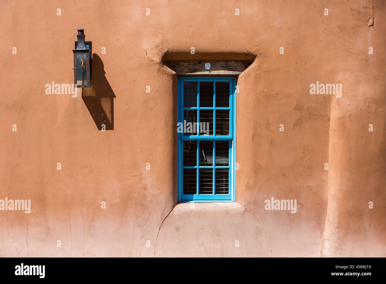 Canyon Road adobe Häuser, Santa Fe, New Mexico Stockfoto