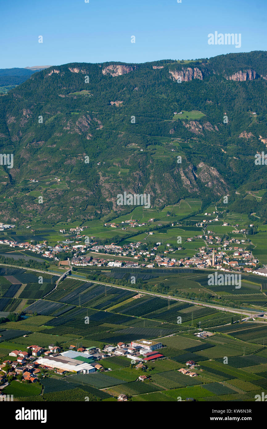 Italien, Trentino-Südtirol, Blick ins Etschtal Stockfoto