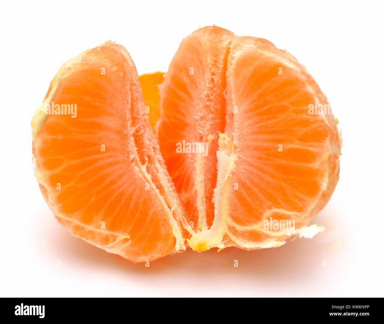 Orange Segmente Stockfoto