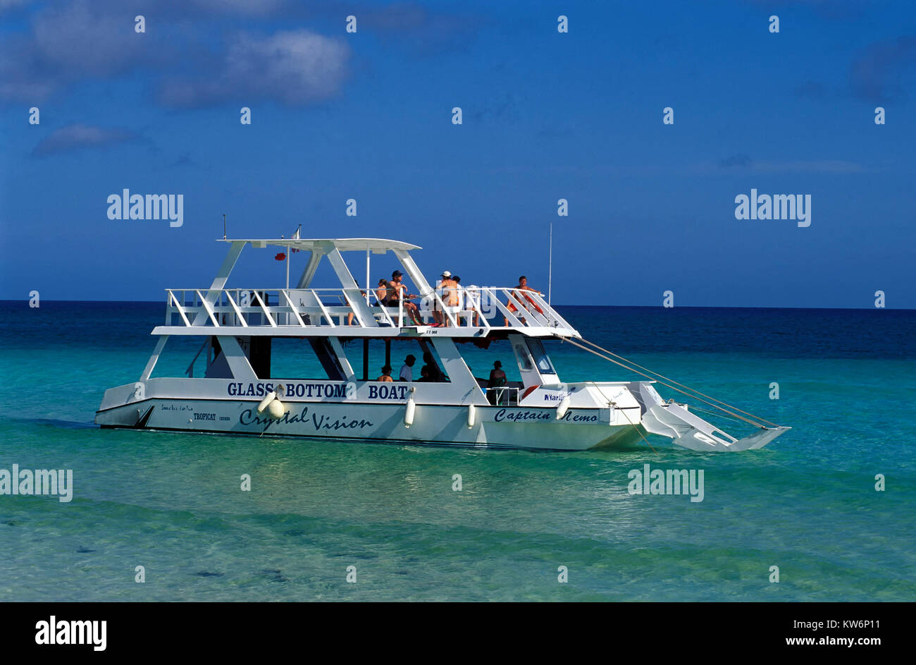 Touristische Kreuzfahrt, Cayo Coco Kuba Stockfoto