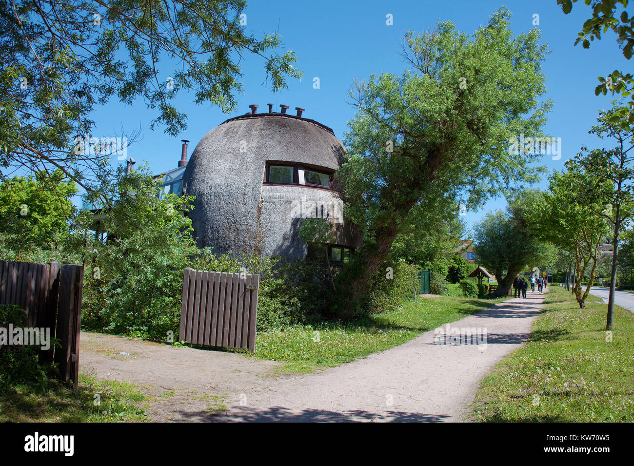 Modernes Design House Strohgedeckte Haus Im Dorf Ahrenshoop