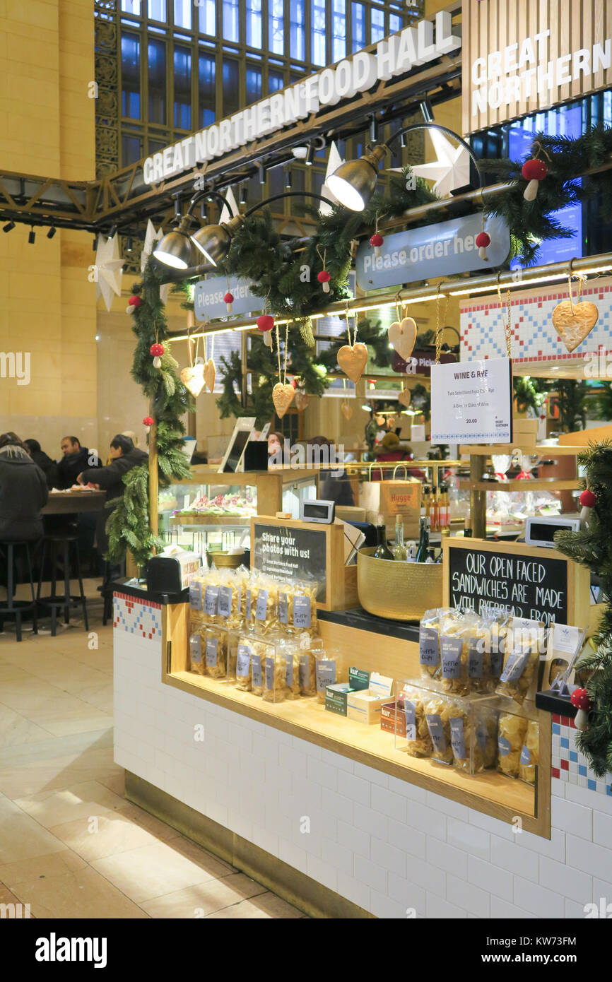 Der Great Northern Food Hall ist in Vanderbilt Hall im Grand Central Terminal, New York City, USA Stockfoto