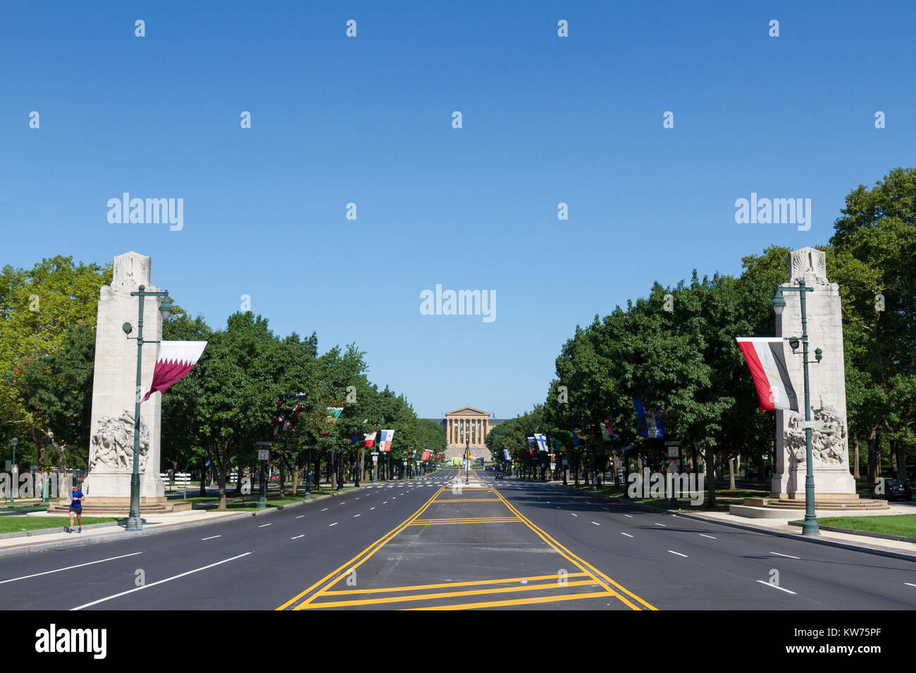 Der Bürgerkrieg Soldaten und Matrosen Gedenkstätte auf Benjamin Franklin Parkway in Philadelphia, Pennsylvania, USA. Stockfoto