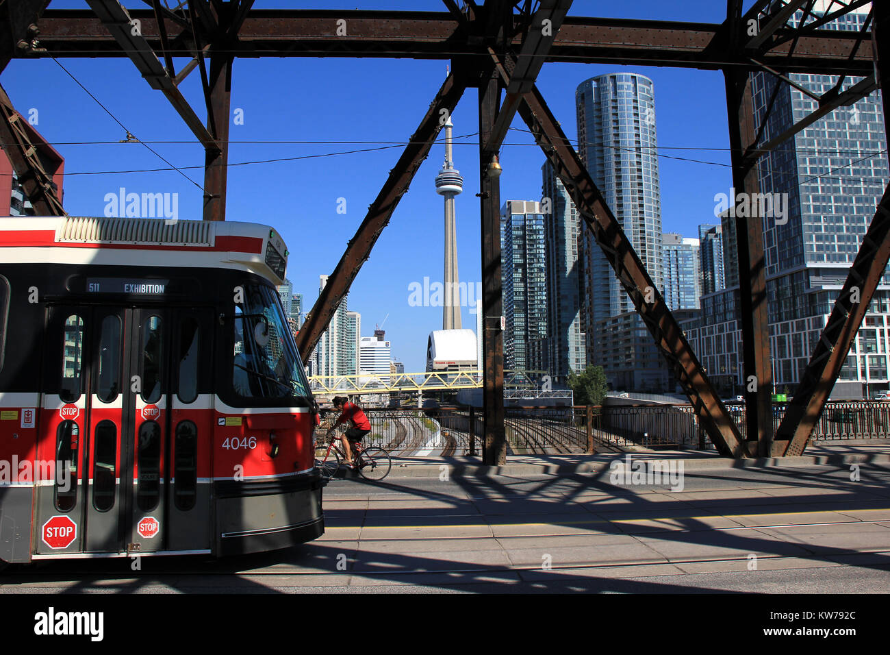 Toronto Straßenbahnen Stockfoto