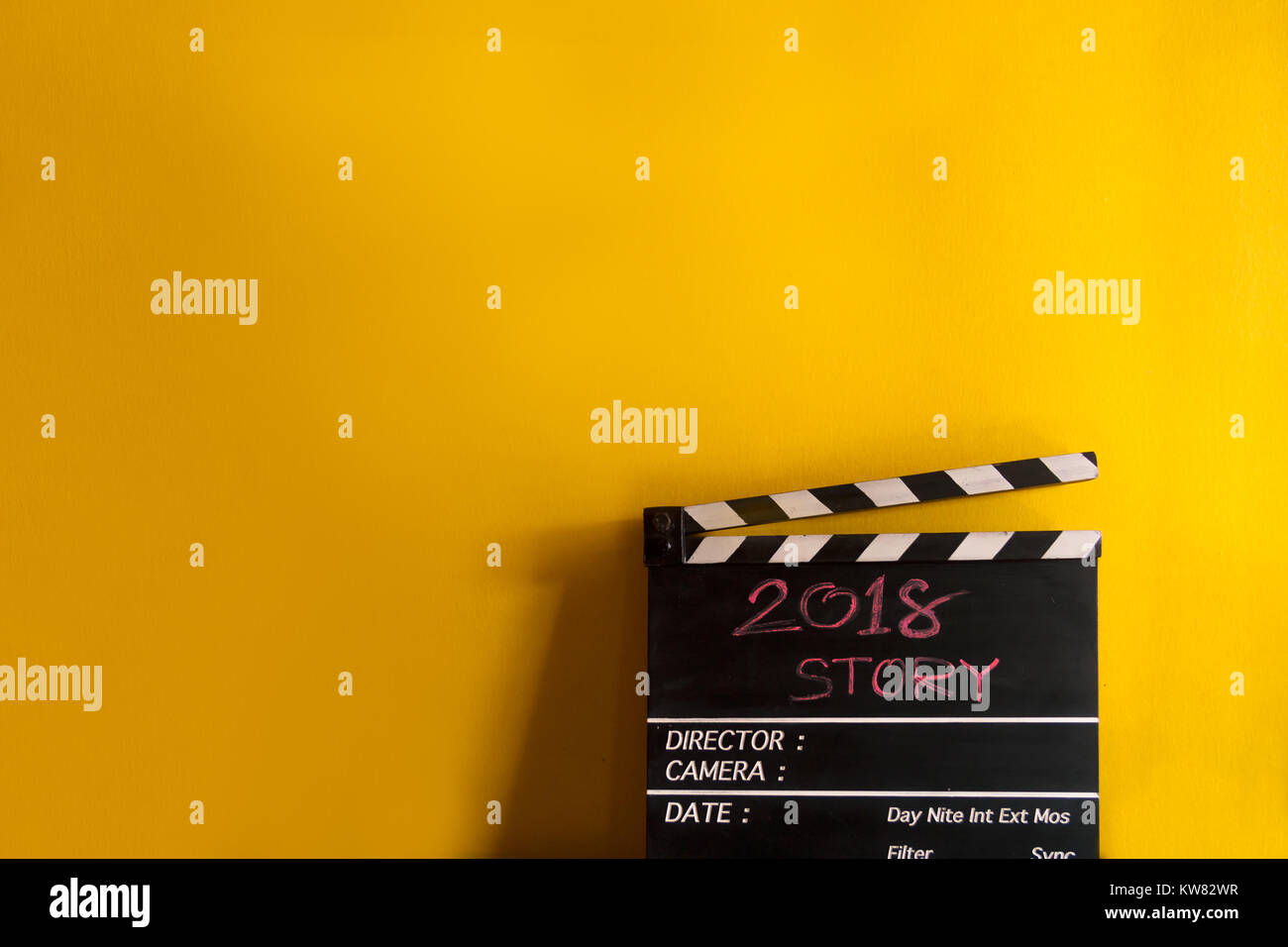 Geschichte film Schiefer Kino 2018 Produktion Stockfoto
