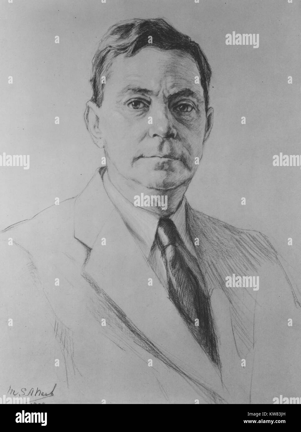 Dr. Robert D W Connor, ersten Archivar der Vereinigten Staaten, 1940. Mit freundlicher Genehmigung der nationalen Archive. Stockfoto