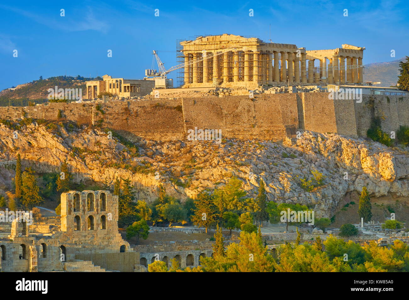 Akropolis, Athen, Griechenland Stockfoto
