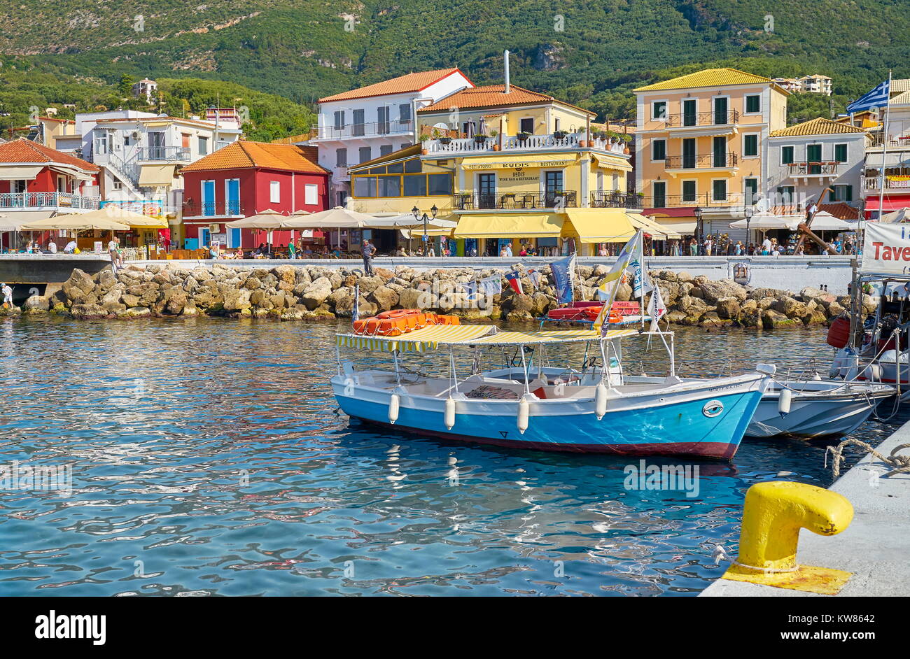 Parga, Ionische Küste, Griechenland Stockfoto