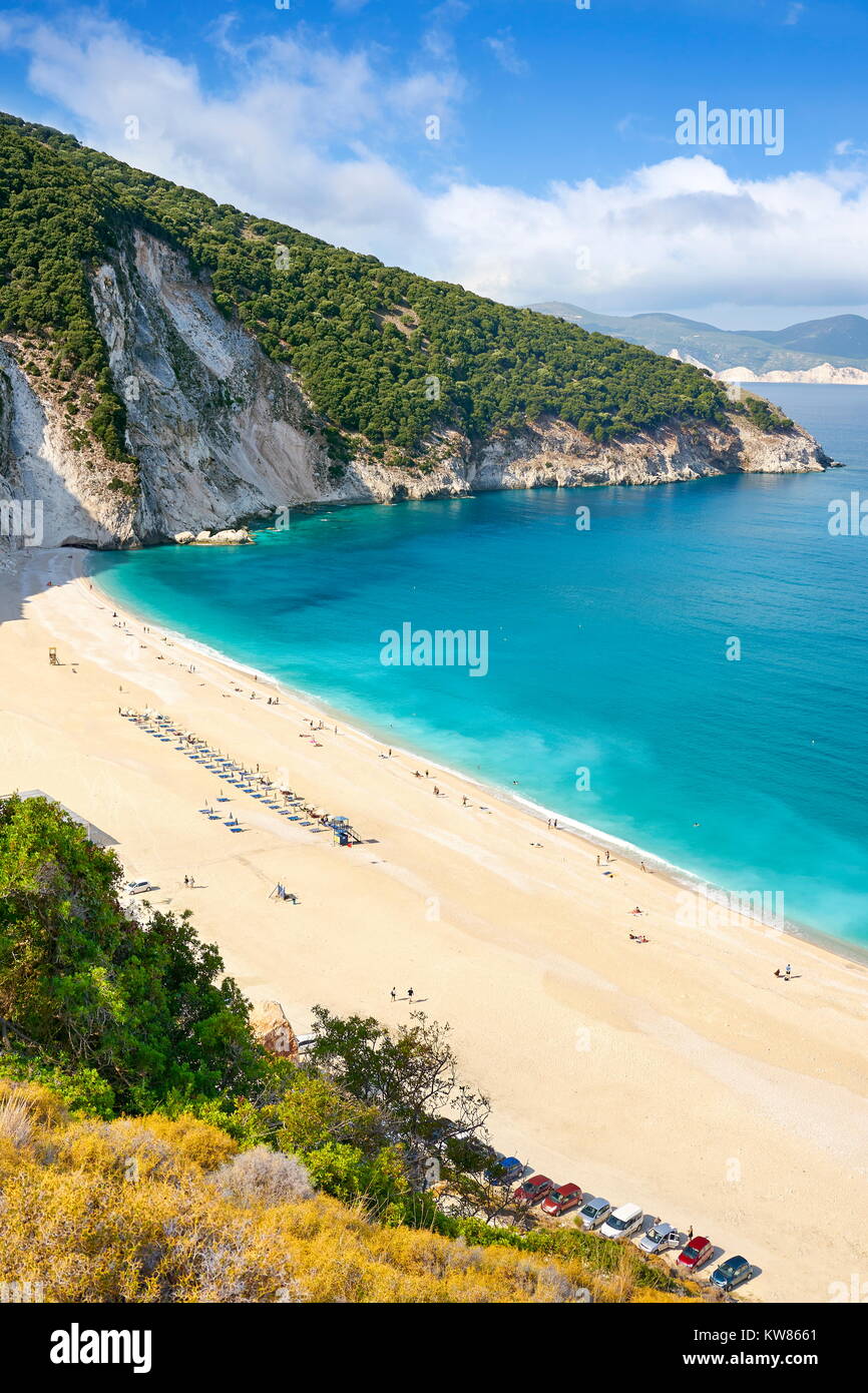 Myrtos Beach, Kefalonia (Kefalonia), Griechische Ionische Inseln, Griechenland Stockfoto