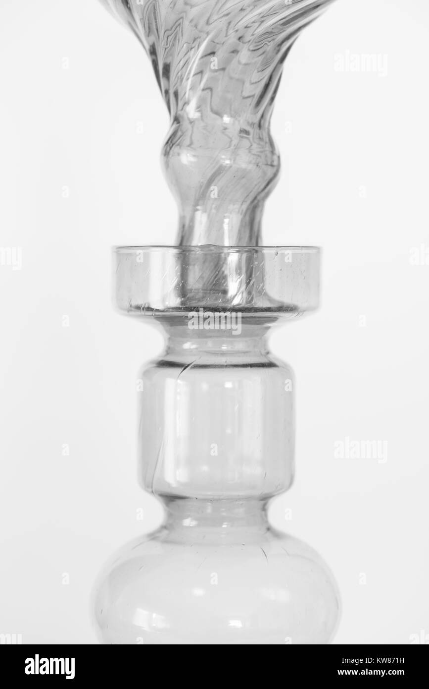 Vasen Stilleben aus blauem Glas Stockfoto