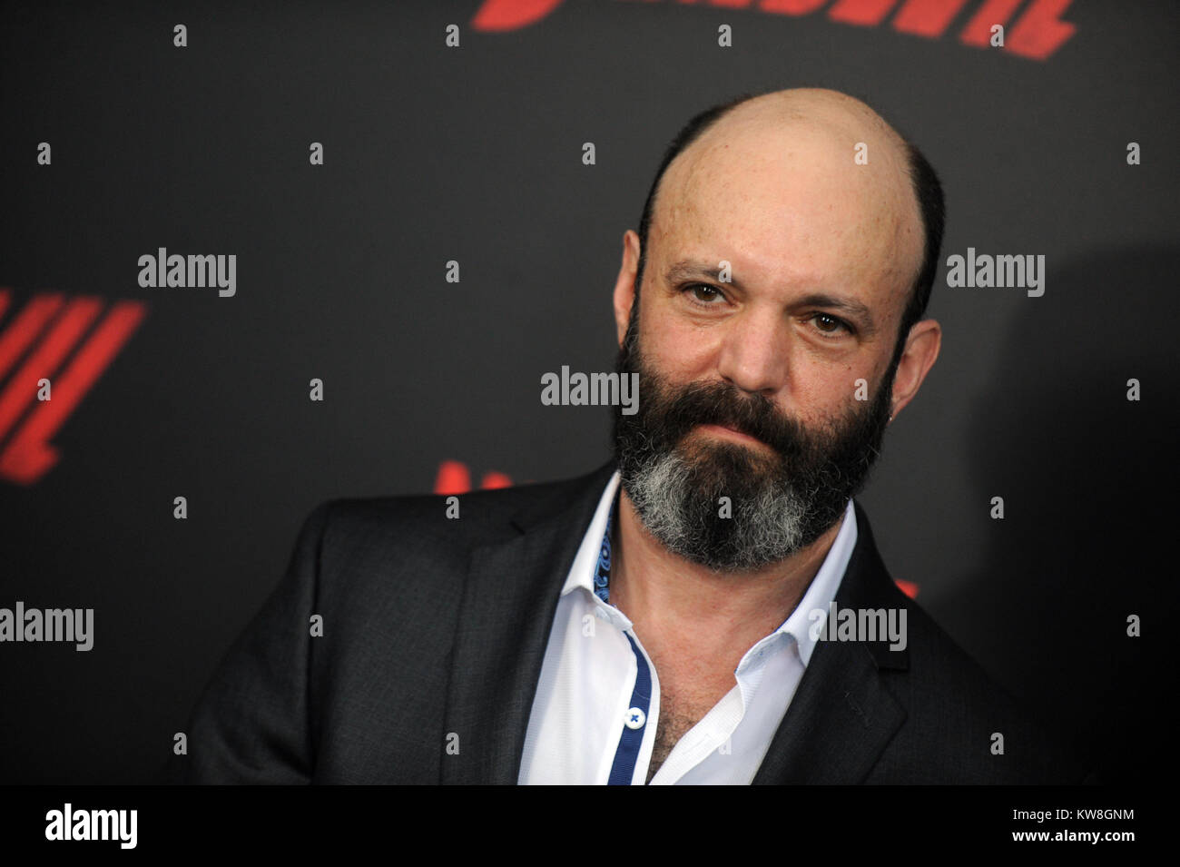 NEW YORK, NY - 10. März: Geoffrey Kantor besucht die 'Daredevil' Saison 2 premiere auf AMC Loews Lincoln Square 13 Theater am 10. März 2016 in New York City. Personen: Geoffrey Kantor Stockfoto