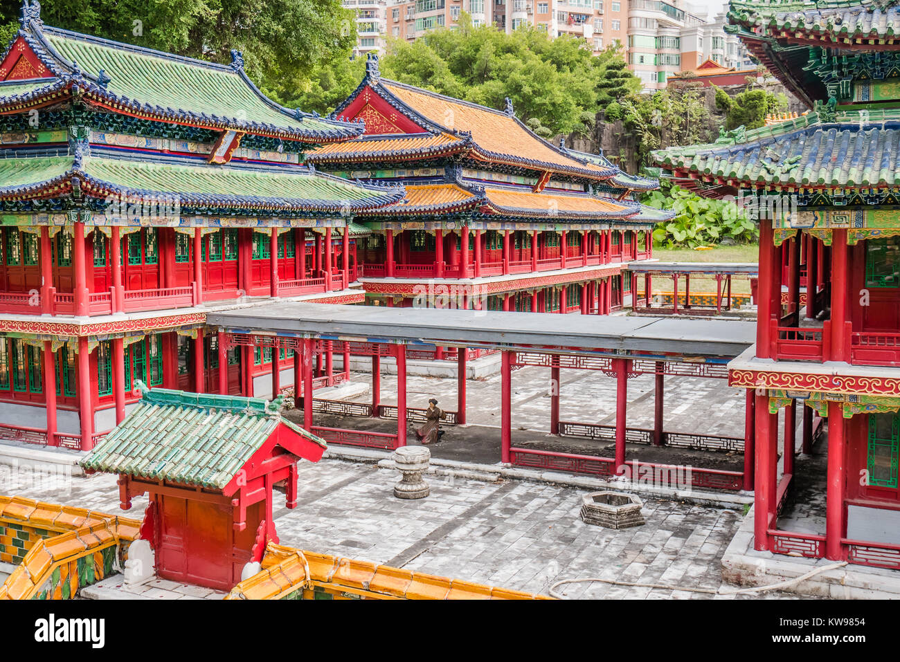 Chinesische Wahrzeichen Miniatur fnang Hu Shi Jing Stockfoto