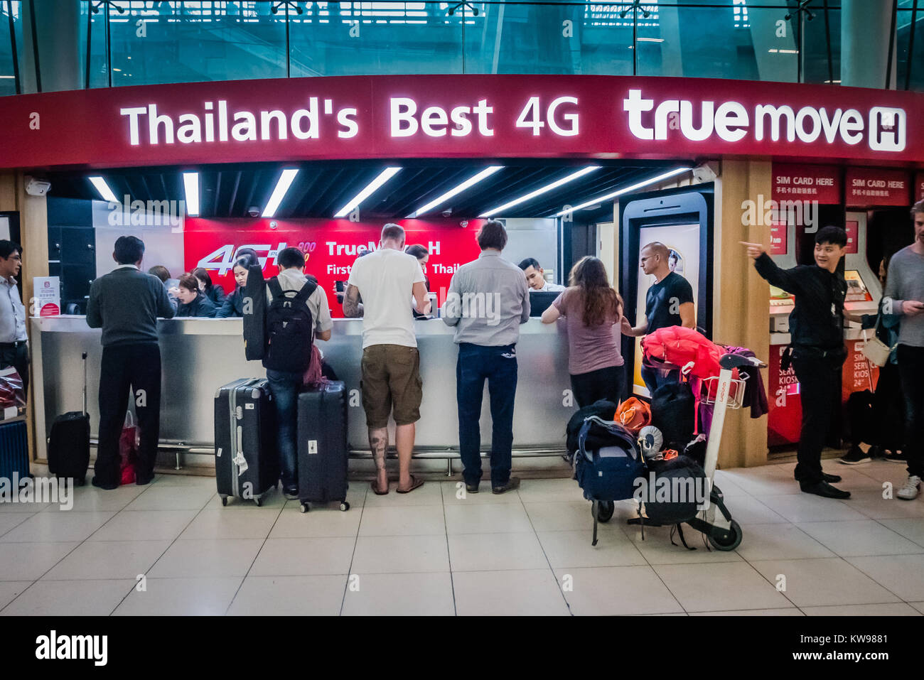 Thailand truemove Handy Provider Stockfoto