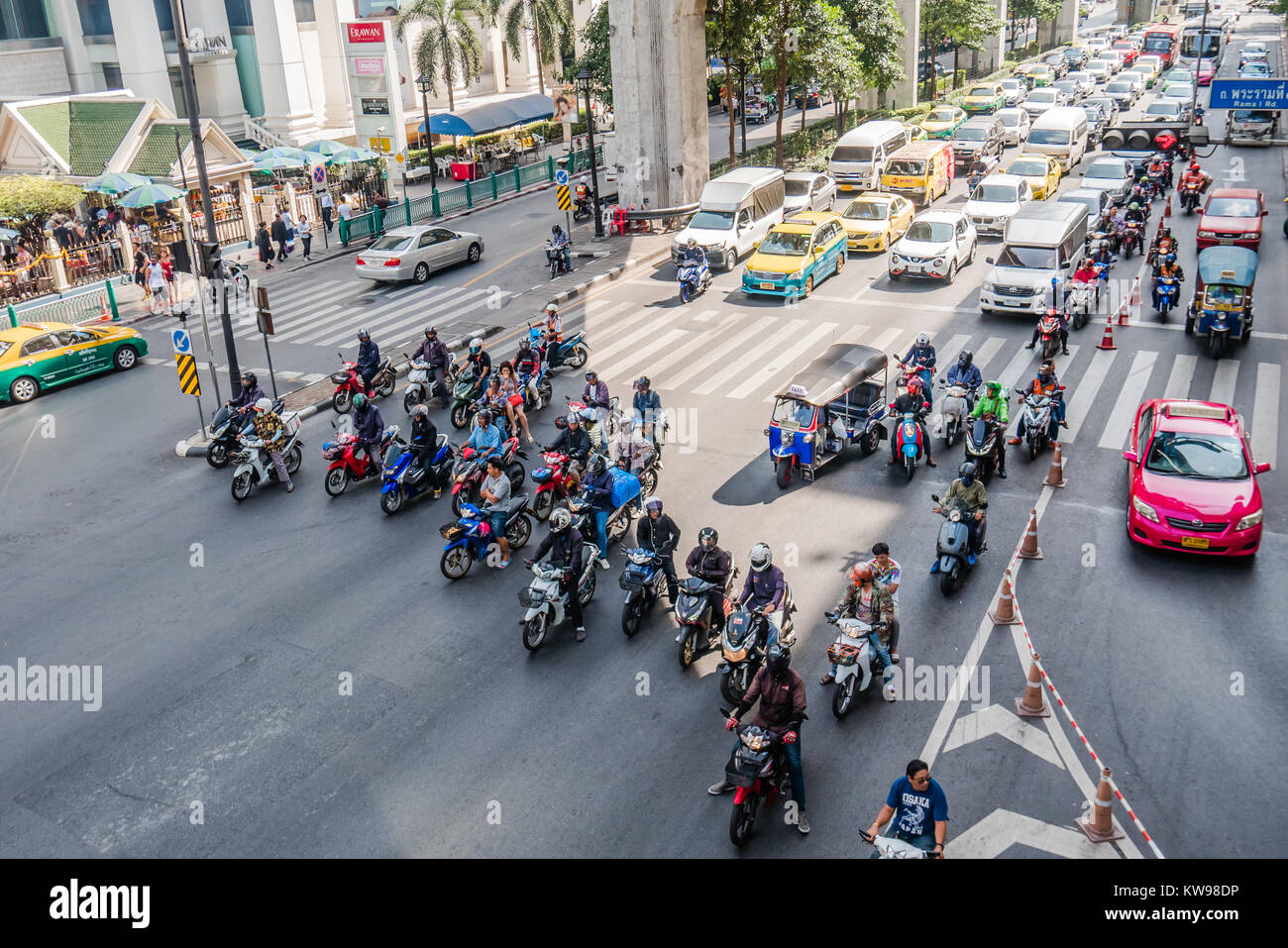 Bangkok Staus Stockfoto