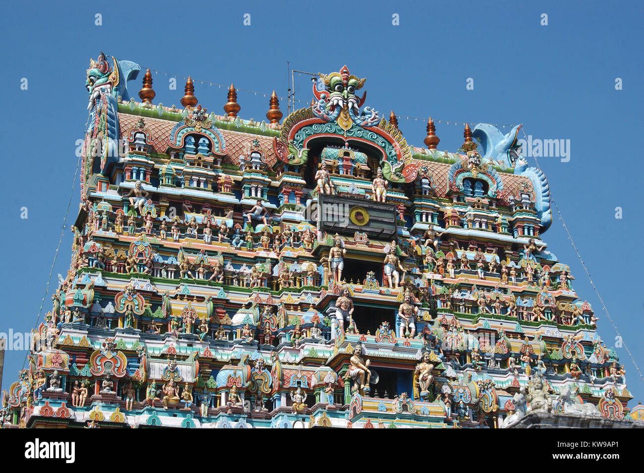 Hindu Tempel in Tirunelveli, Tamil Nadu, Südindien Stockfoto