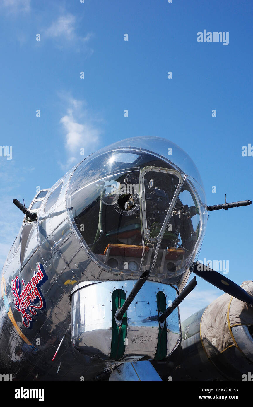 Boeing B-17 G sentimentale Reise Stockfoto