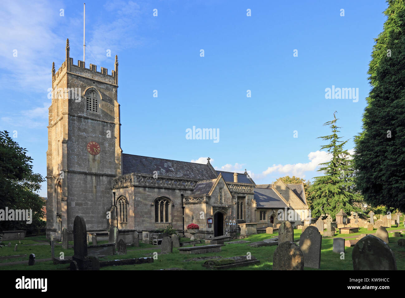 Kirche St. Nikolaus, Bathampton, Badewanne, Somerset Stockfoto