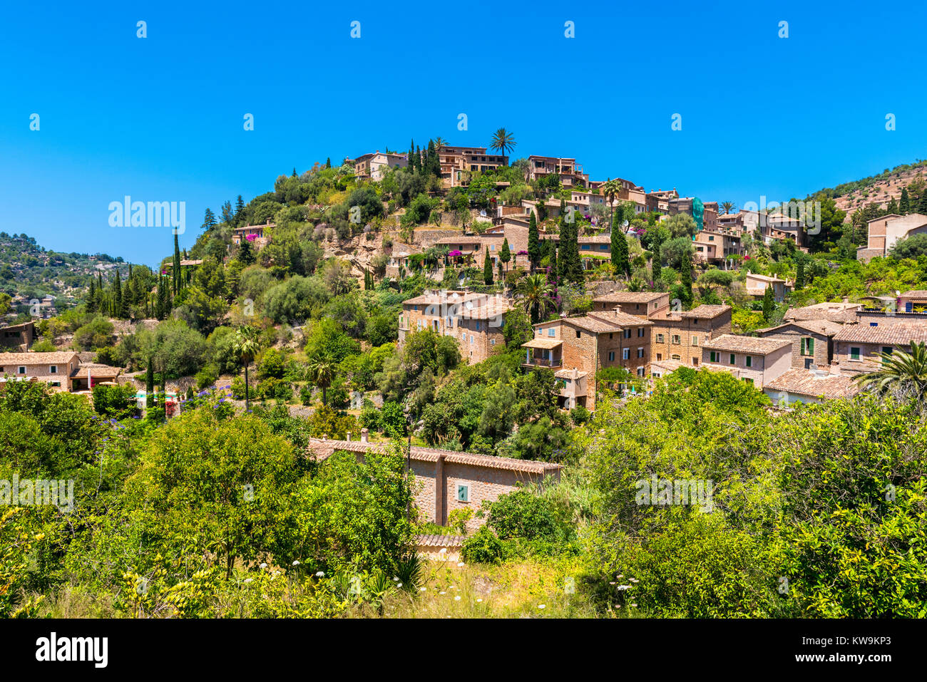 Dorf Deia Mallorca Spanien Stockfoto