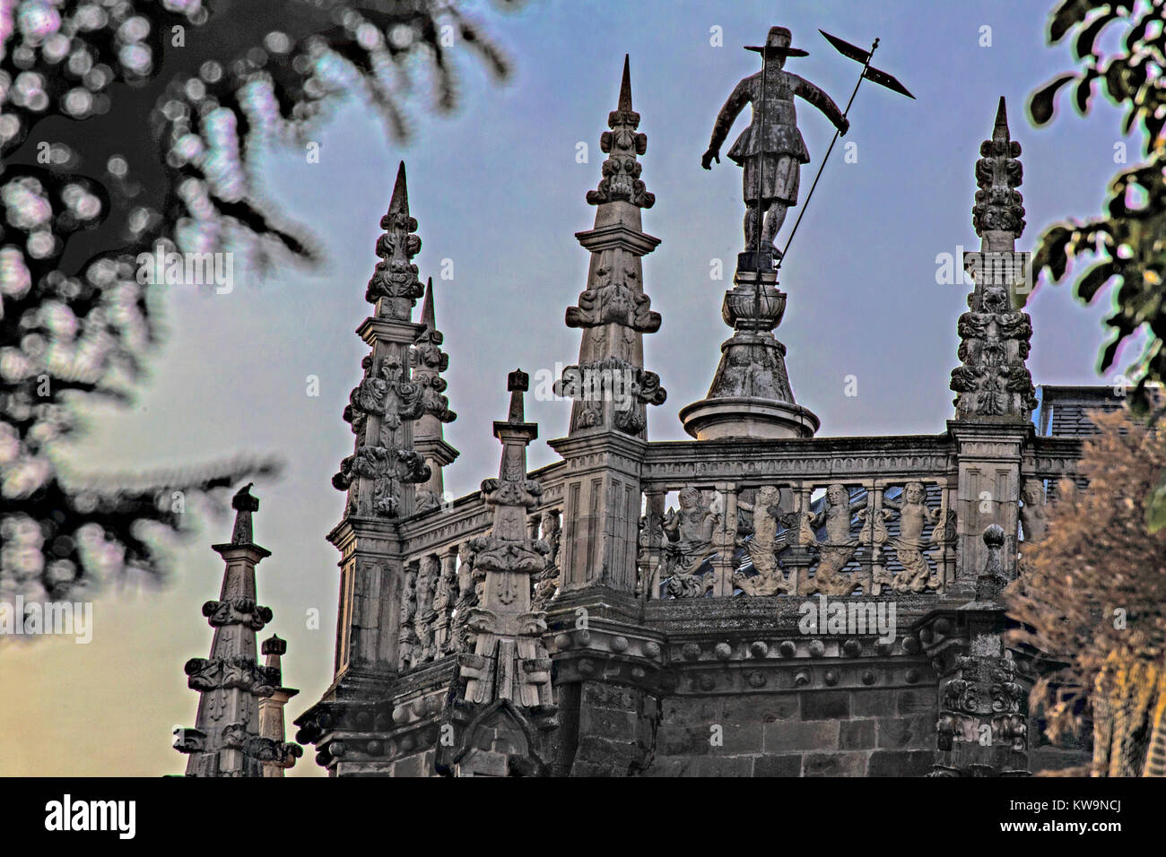 Die Kathedrale de Santa Maria, Astorga, Spanien (1471-1693) Stockfoto