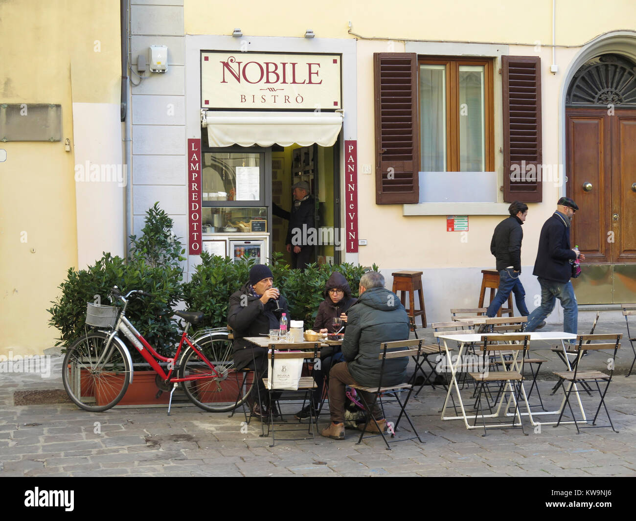 Nobile Bistro, Florenz Stockfoto