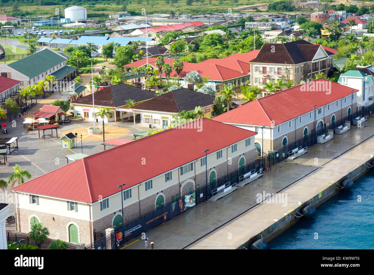 Falmouth Cruise Port, Falmouth, Jamaika. Stockfoto